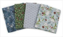 Yuletide Burrow Holly Hollow (4pc) FQ Bundle - (approx 18" x 22")