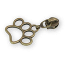 Zipper Pulls by Sallie Tomato - Paw Prints - Antique Brass (1pc)