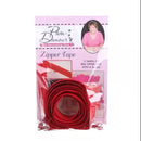 Zipper Tape-PD- RED -ENR/R 3yds w/8 sliders