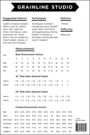 Willow Tank Top/Dress Pattern by Grainline Studio - GS13002