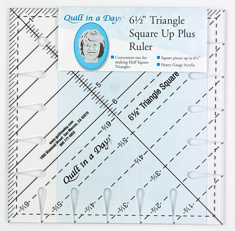 6 1/2 Triangle Square Up Plus RULER - QD2059