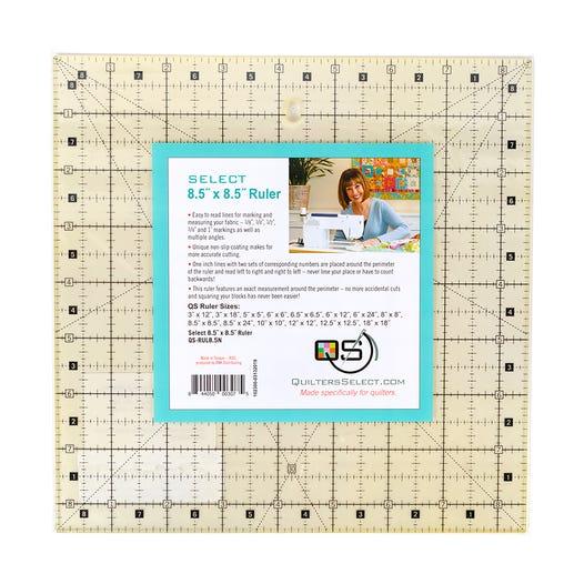 8.5 X 8.5" Ruler by Quilters Select - QS-RUL8.5N