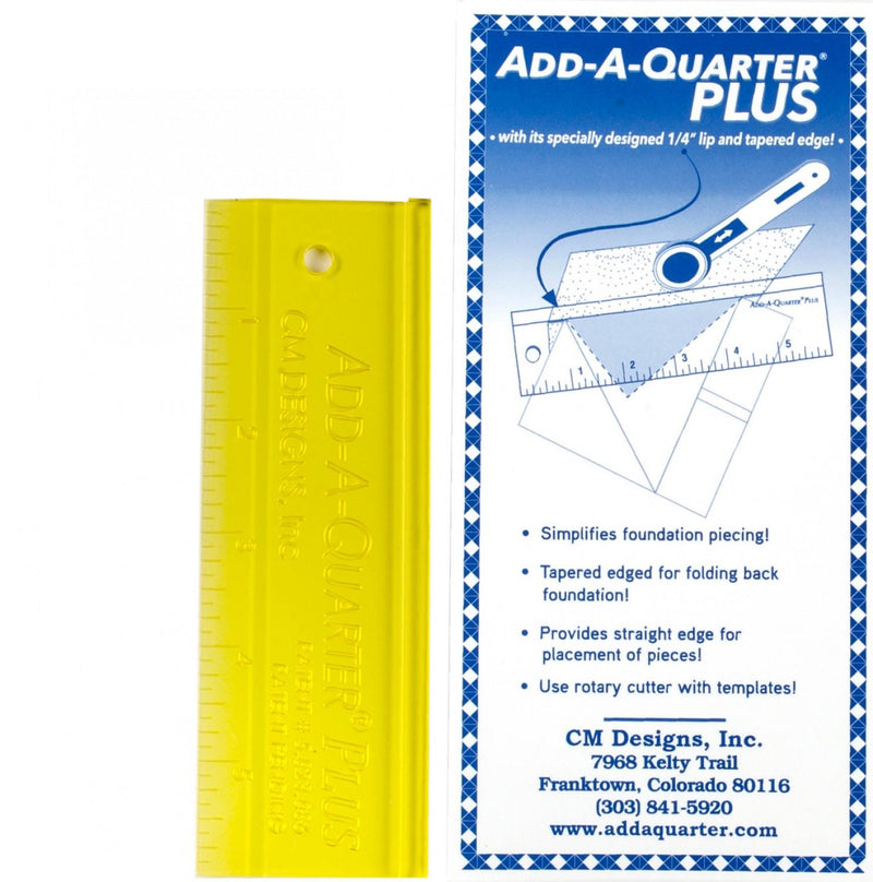 Add-A-Quarter Plus 6" Ruler - CM06PLUS