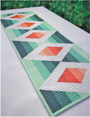 Aztec Diamond Table Runner PATTERN Cut Loose Press (16.5" x 46.5")