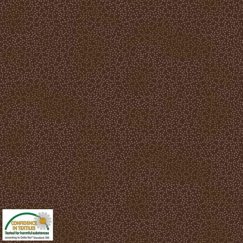 Basic Twist by Stof - Dots Brown 4513-340
