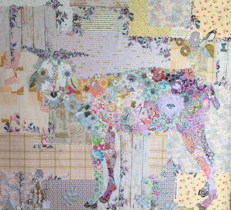 Billie Collage Pattern by Laura Heine (43" x 45")