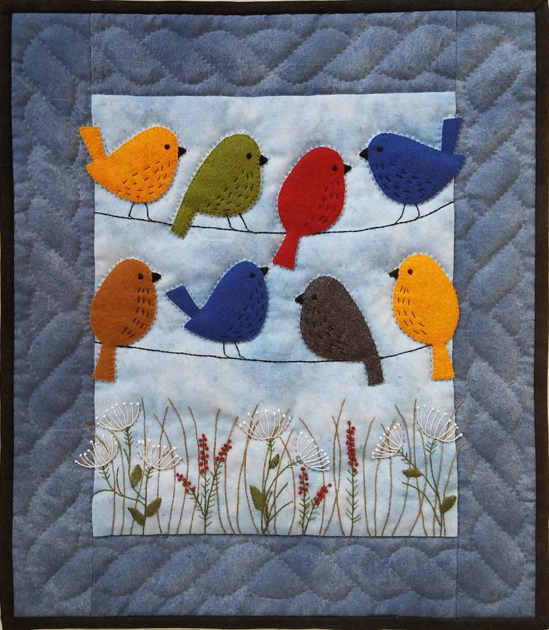 Birds on Wires Wallhanging Kit by Rachel's of Greenfield - K0421