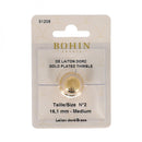 Bohin Gold Plated Thimble - Medium - 91208