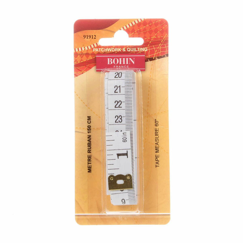 Bohin Tape Measure - 60" (inches & cm)