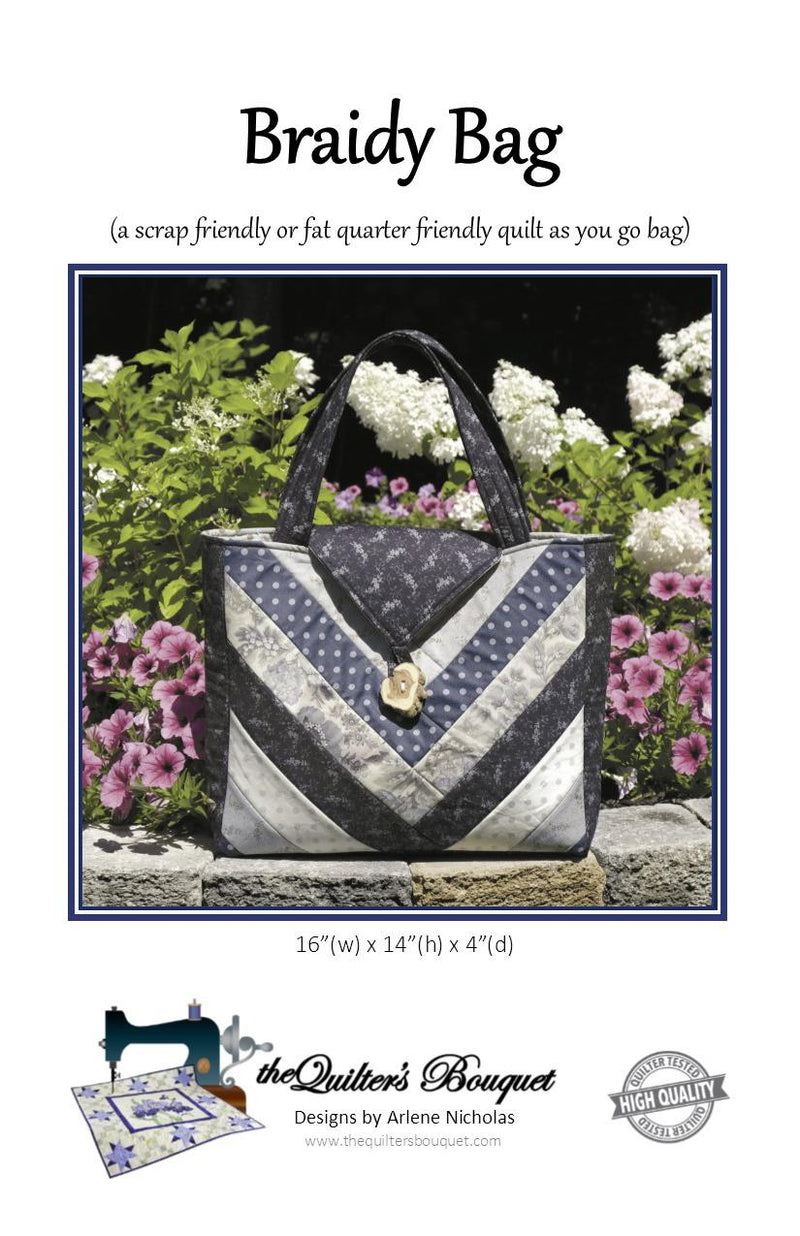 Braidy Bag PATTERN by Quilter's Bouquet