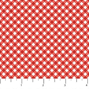 Briarwood by Northcott - Gingham Red 23301-24