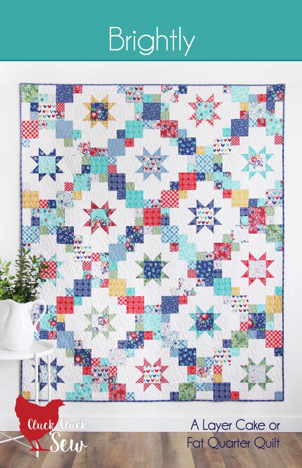 Brightly Quilt Pattern by Cluck Cluck Sew (60" x 70")