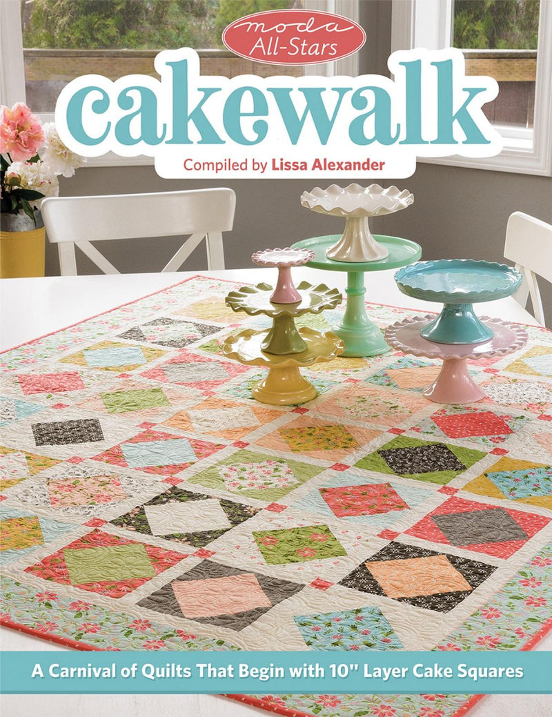 Cakewalk Quilt Pattern Book - by All Stars Moda - B1553