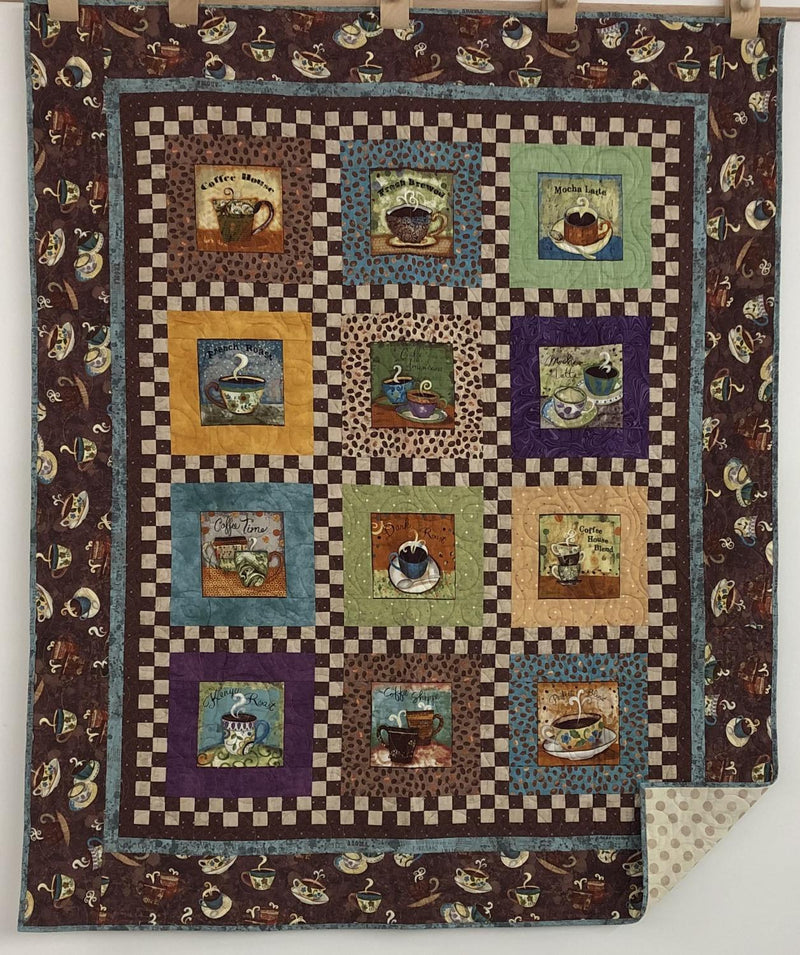 Coffee Time QUILT (FINISHED) - 51" x 62"