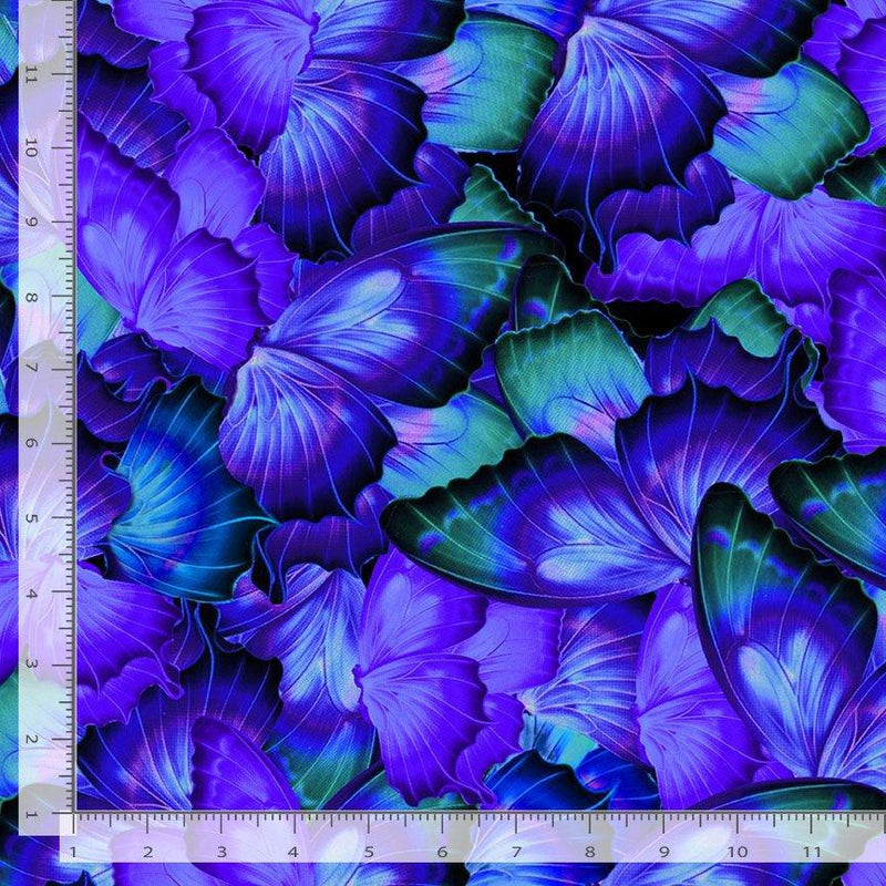 Cosmic Butterfly by TT - Packed Bright Butterflies CD1837 Purple
