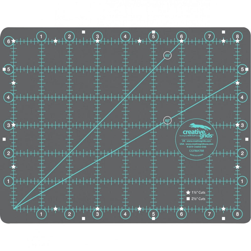 Cutting Mat With Grid 6" x 8" by Creative Grid