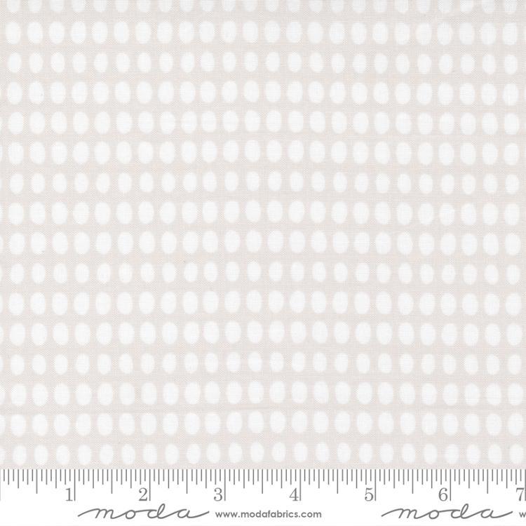 D is for Dream by Moda - Oval Dots on Grey 25125-13
