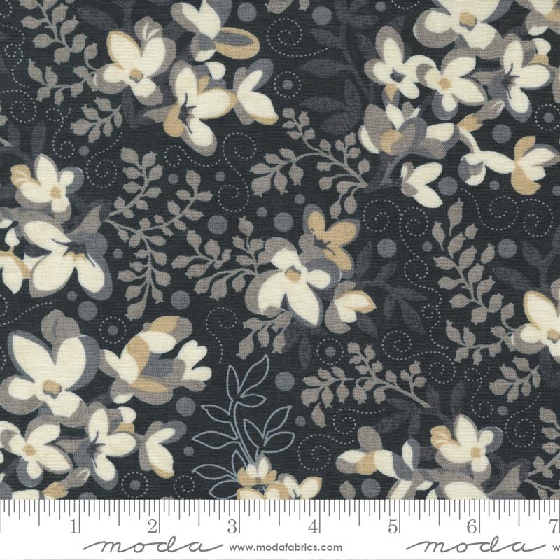 Date Night by Basicgrey for Moda - Cultivate Florals Black 530711-14