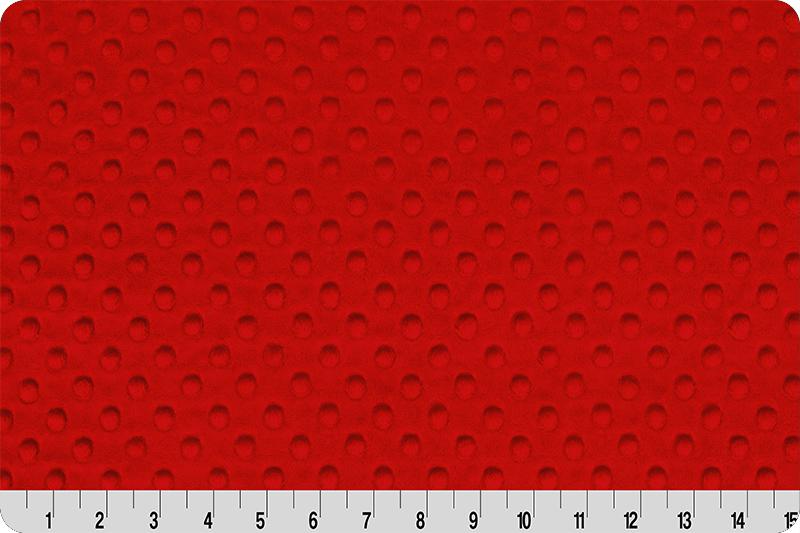Dimple Cuddle 58/60"  by Shannon Fabrics - Scarlet 9160-48