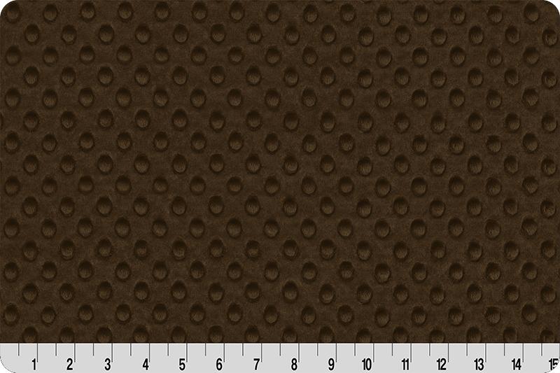 Dimple Cuddle by Shannon Fabrics 60" - Brown 9160-10
