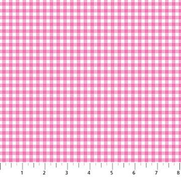 Dreamland by Northcott - Gingham Pink 24321-21