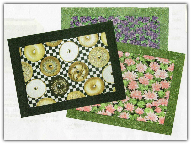 Easy Mitered Placemat by The Quilt Company - Project Sheet - TQC-601