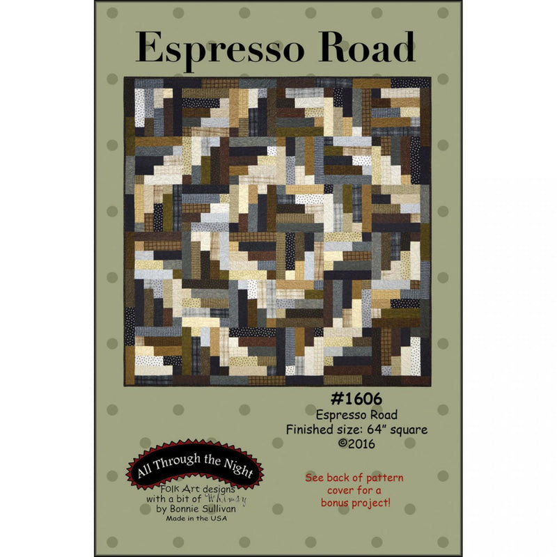 Espresso Road Pattern by All through the Night Designs- ATN1606