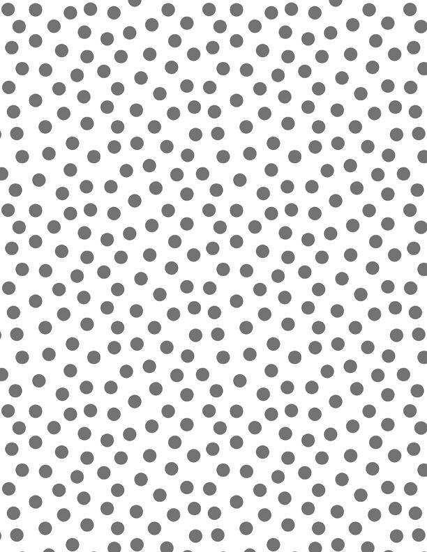 Essentials - On The Dot by Wilmington - Grey Dots on White 1817-39146-119