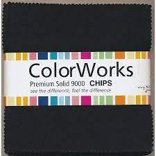 Colorworks Chips (Charms) - 42-99-Black