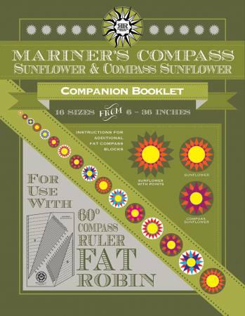 Fat Robin Ruler Companion Booklet Mariner's Compass - Robin Ruth Designs RR156