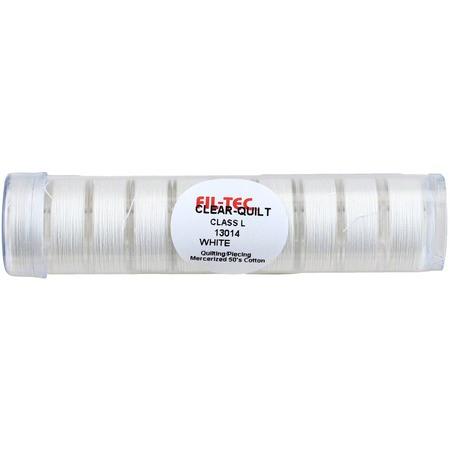 Fil-Tec Clear Quilt Pre-Wound Style L Cotton 10pc - White 13014