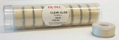 Fil-Tec Clear Glide Pre-Wound Style L Poly 10pc - Cream 13015