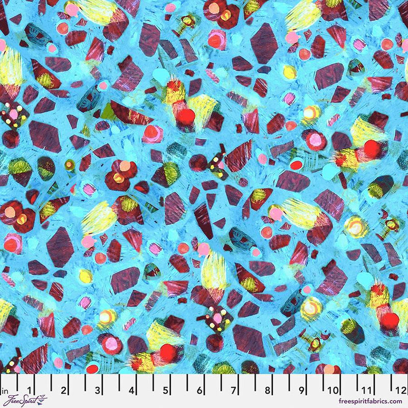 Find the Birds by Freespirit - Confetti Blue PWES010.BLUE