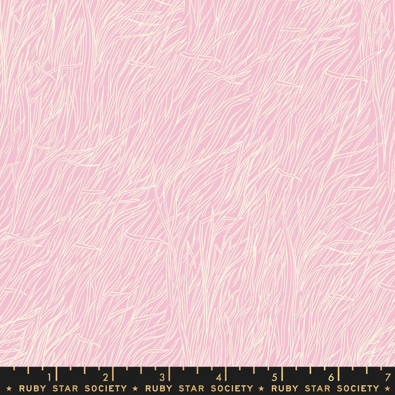 Firefly by Ruby Star Society for Moda - Grass on Pink 2074-13