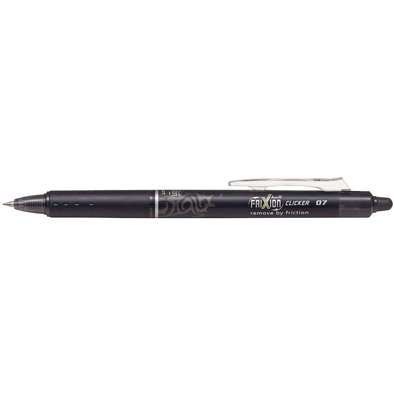 Frixion Clicker Erasable Pen .7mm Fine - Black