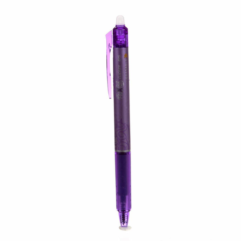 Frixion Clicker Erasable Pen .7mm Fine - Purple