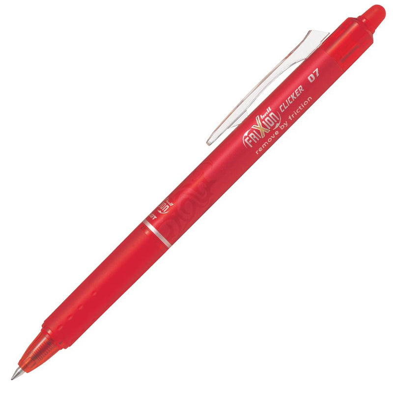 Frixion Clicker Erasable Pen .7mm Fine - Red