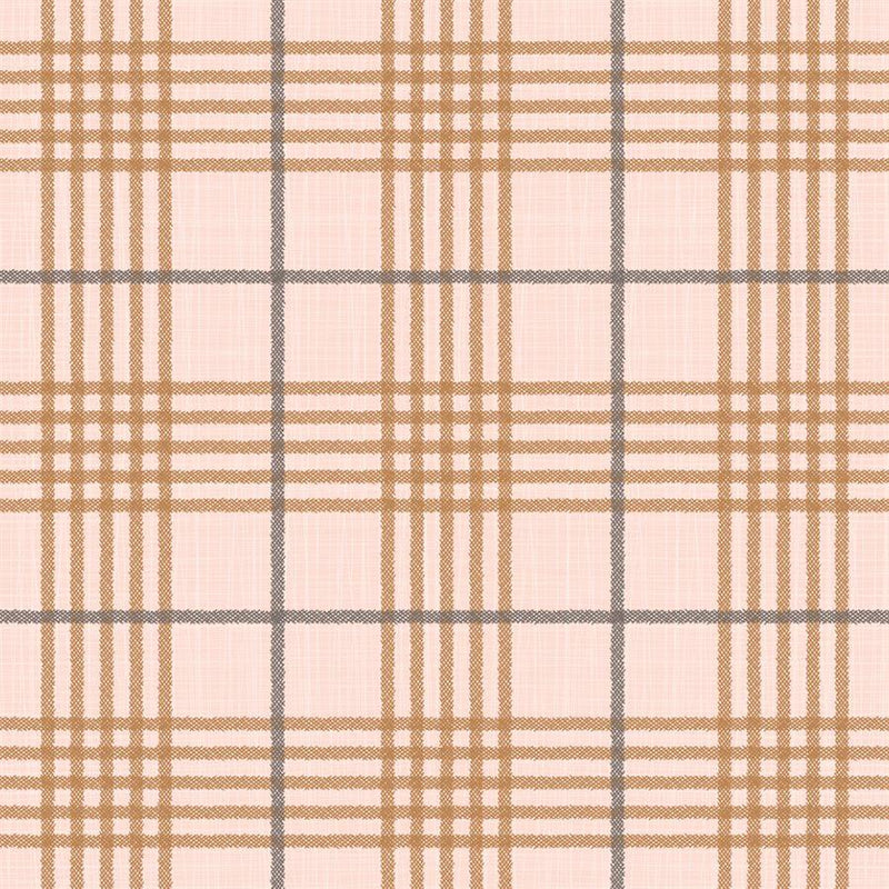 From Far and Wide by Moda - Plaid on Light Peach 13226-11