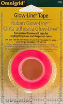 Glow-Line Tape - transparent fluorescent tape for rulers - OM2102