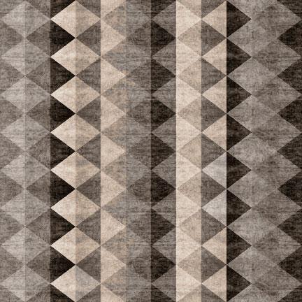 Great White North by QT Fabrics - Triangles on Tan 28745-K
