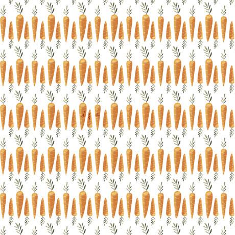 Hippity Hop by QT Fabrics - Carrot Stripe on Cream 29218-Z