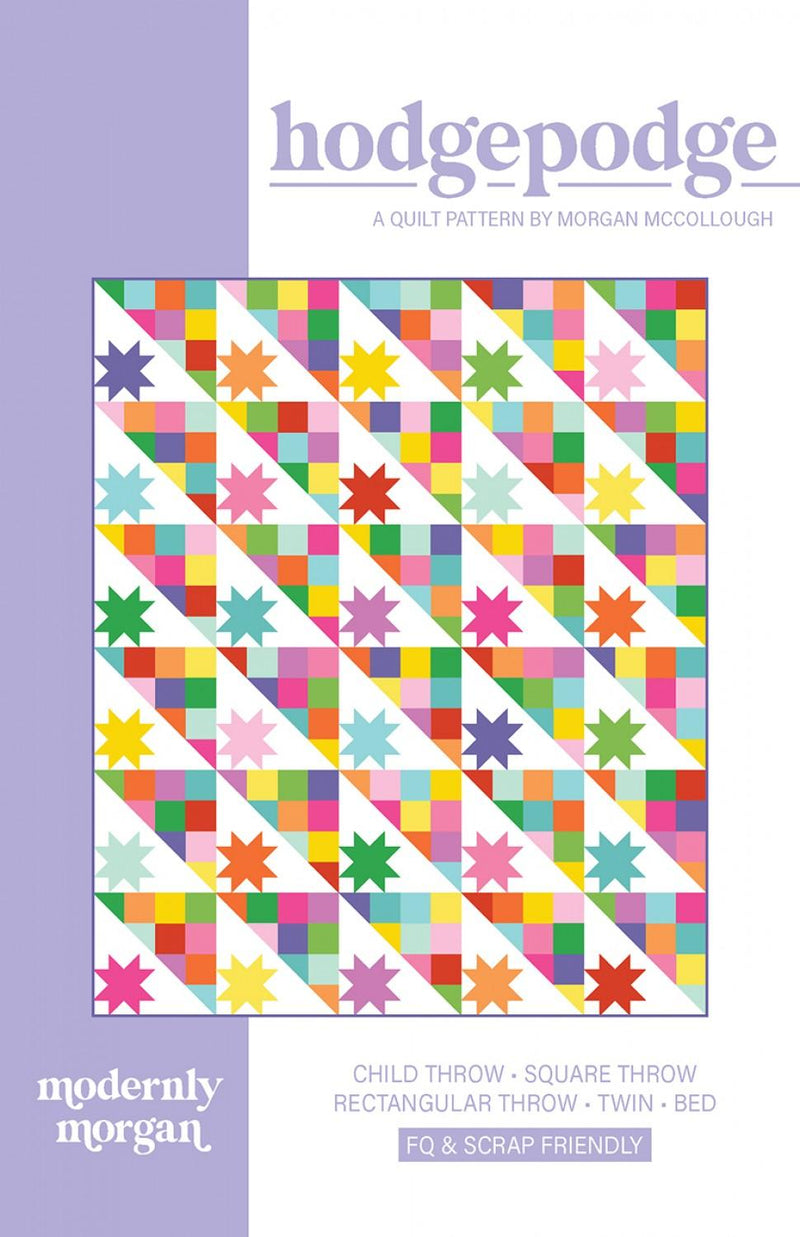 Hodgepodge Quilt Pattern - Multiple Sizes - MM-016