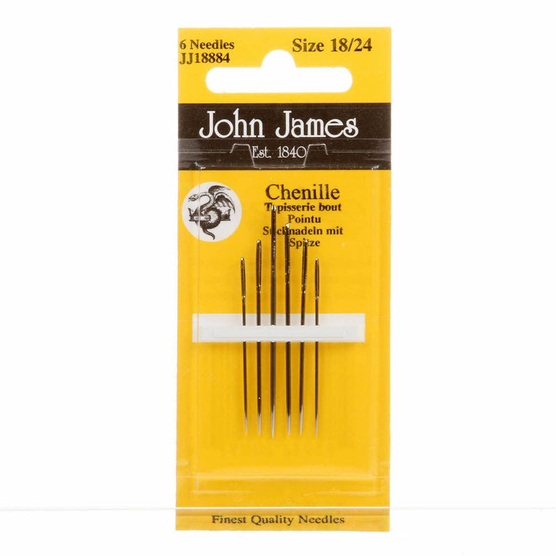 JJ Chenille Needles 6pc - Size 18/24 - JJEG18884