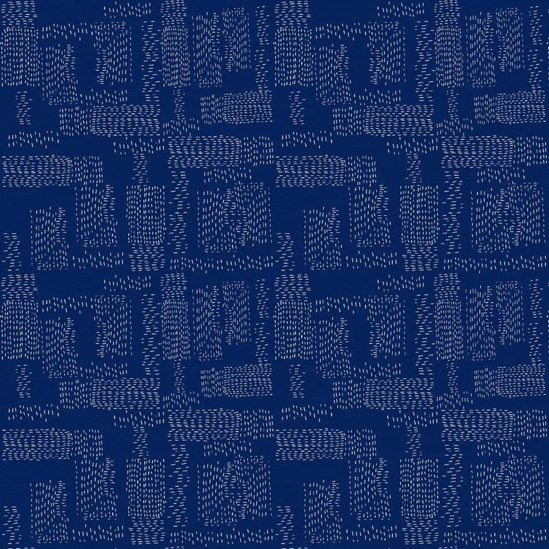 Kantha Cloth Roam by Paintbrush Studio - Dark Blue 120-3069