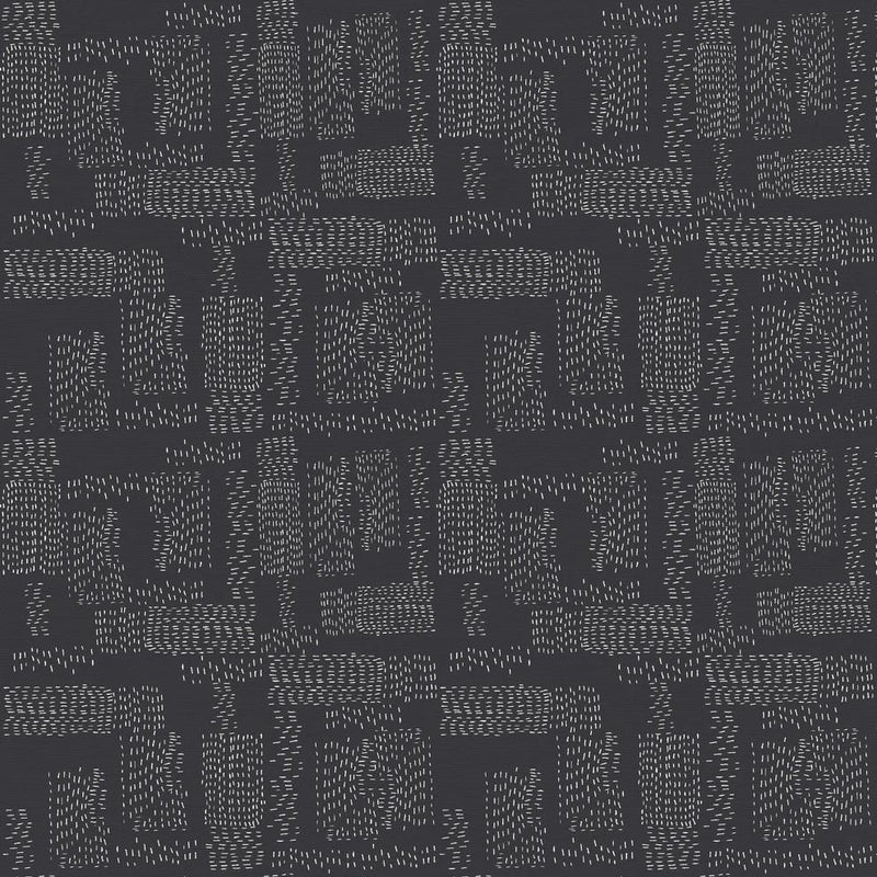 Kantha Cloth Roam by Paintbrush Studio - Dark Grey 120-3067