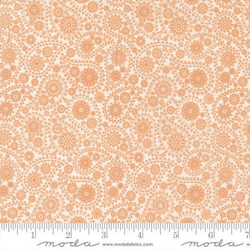 Late October by Sweetwater for Moda - Orange Paisley on Vanilla 55590-22