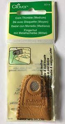 Leather Coin Thimble - Medium 6014