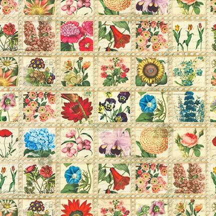 Library of Rarities by Kaufman - Vintage Florals 19597-200