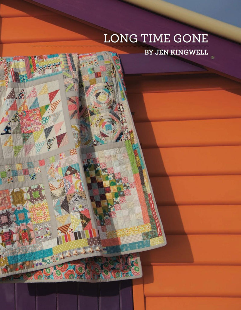 Long time Gone Quilt Pattern by Jen Kingwell (66.5" x 67.5")