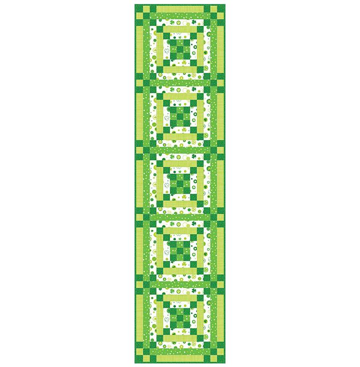 Lucky Day Table Runner PATTERN by Patrick Lose (13" x 53") PTN40153